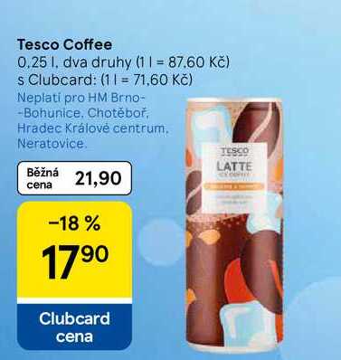 Tesco Coffee, 0.25 l