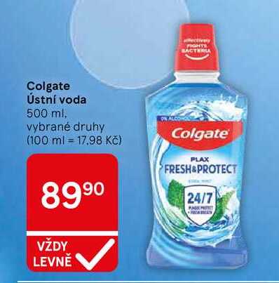 Colgate Ústní voda, 500 ml