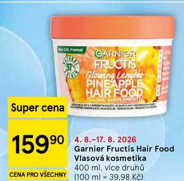 Garnier Fructis Hair Food Vlasová kosmetika, 400 ml, více druhů 