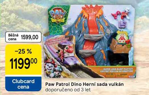 Paw Patrol Dino Herní sada vulkán 
