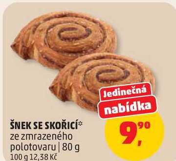 ŠNEK SE SKOŘICÍ, 80 g