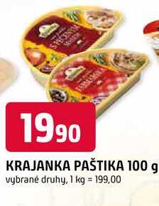 KRAJANKA PAŠTIKA 100 g