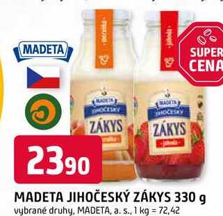 MADETA JIHOČESKÝ ZÁKYS 330 g