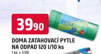 DOMA ZATAHOVACÍ PYTLE NA ODPAD 120 l/10 ks