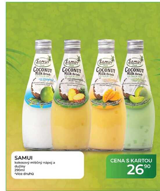 SAMUI kokosový mléčný nápoj a dužiny 290ml