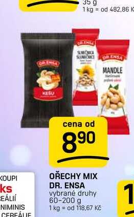 OŘECHY MIX DR. ENSA vybrané druhy 60-200 g
