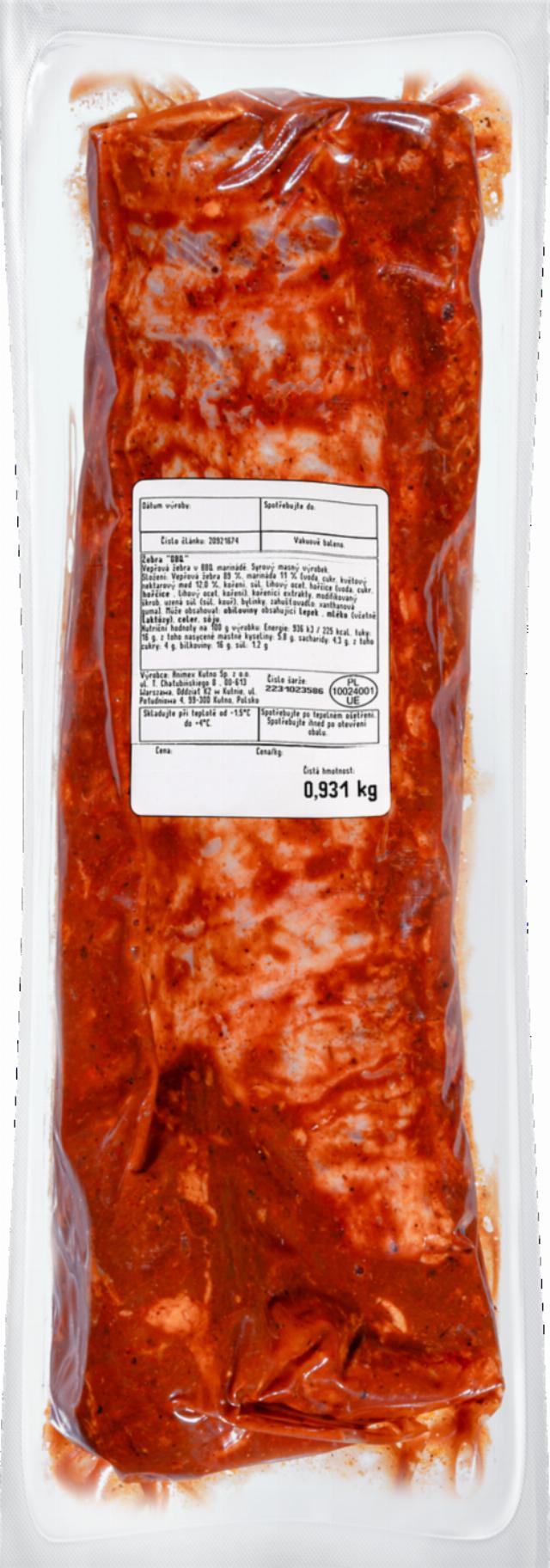 BBQ vepřová žebírka