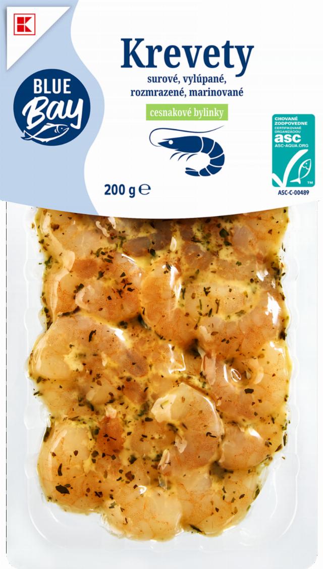 KBB Tygří Krevety s marinádou bylinky-česnek