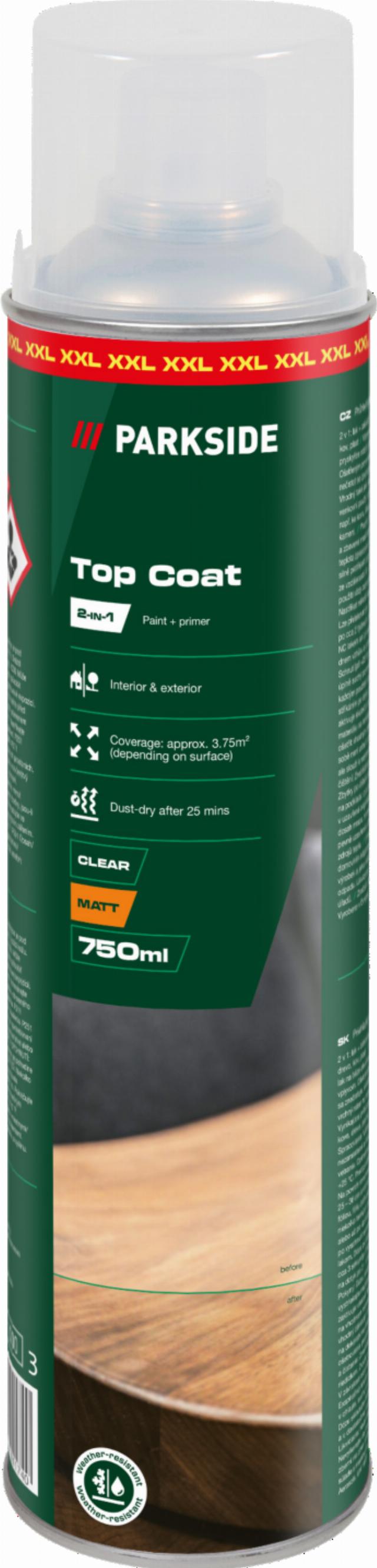 PARKSIDE Barevný lak XXL 750 ml