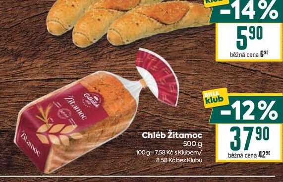 Chléb Žitamoc 500 g