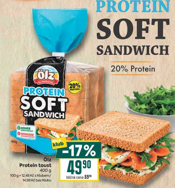 Ölz Protein toust 400 g