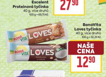 BonaVita Loves tyčinka 40 g