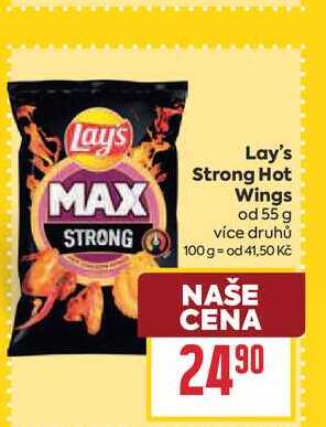 Lay's Strong Hot Wings od 55 g