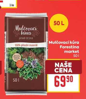 Mulčovací kůra Forestina market 50l