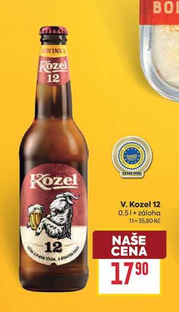 V. Kozel 12 0,5l