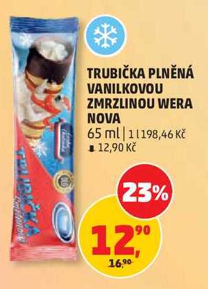 TRUBIČKA PLNĚNÁ VANILKOVOU ZMRZLINOU WERA NOVA, 65 ml