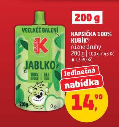 KAPSIČKA 100% KUBÍK různé druhy, 200 g