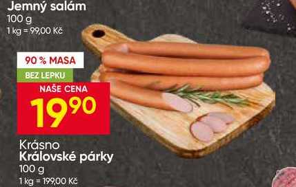 Krásno Královské párky 100 g