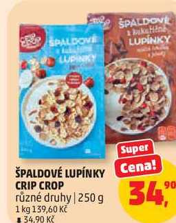 ŠPALDOVÉ LUPÍNKY CRIP CROP různé druhy, 250 g 