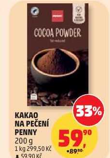 KAKAO NA PEČENÍ PENNY, 200 g