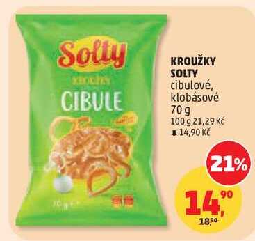 KROUŽKY SOLTY cibulové, 70 g 