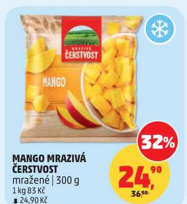 MANGO MRAZIVÁ ČERSTVOST mražené, 300 g