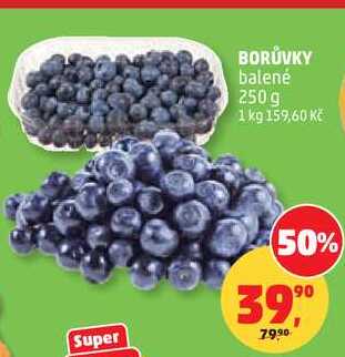 BORŮVKY balené, 250 g