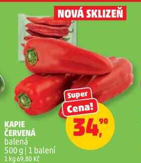 ΚΑΡΙΕ ČERVENÁ balená, 500 g  