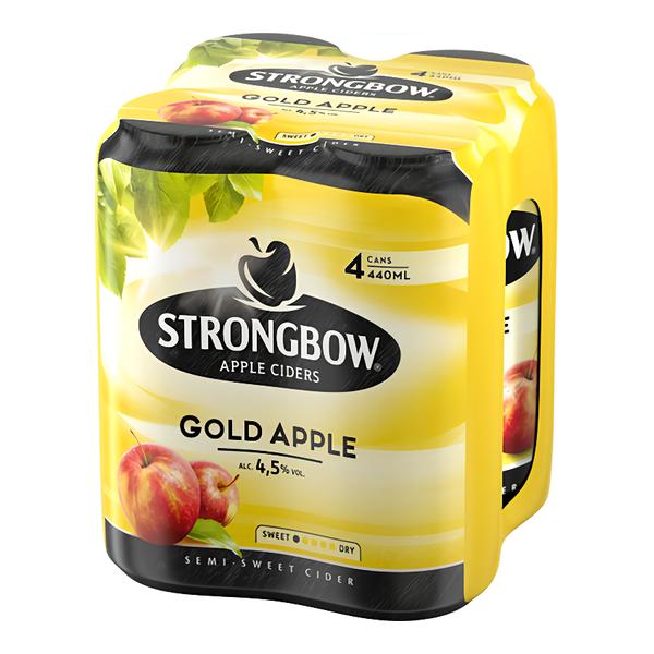 Strongbow Gold Apple, plech multipack 4x440ml