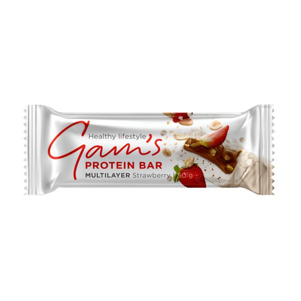 Gam's Proteín Multilayer Tyčinka Jahoda