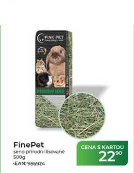 FinePet seno přírodní lisované 500g