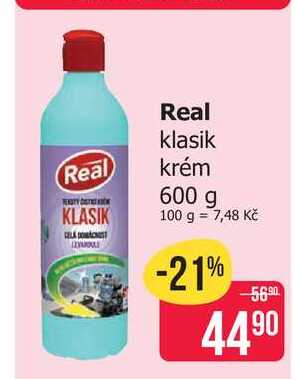 Real krém 600 g