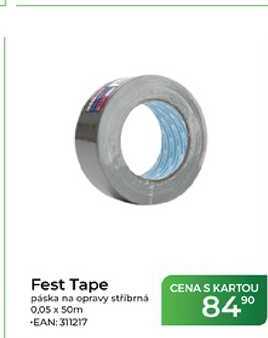 Fest Tape páska na opravy stříbrná 0,05 x 50m