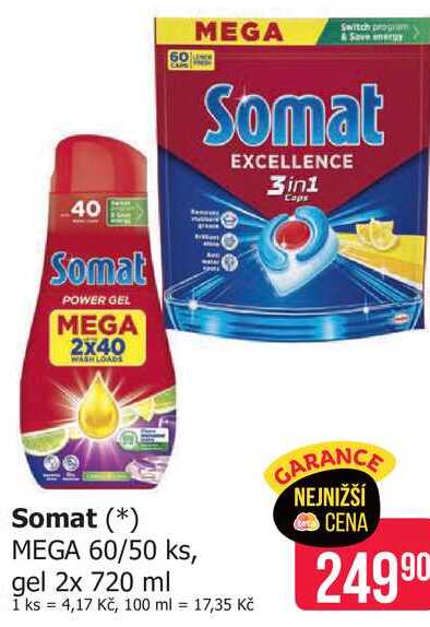 Somat gel 2x 720 ml