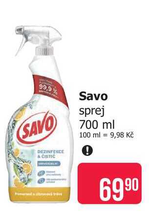 Savo sprej 700 ml