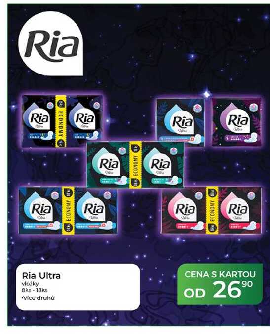 Ria Ultra vložky 8ks-18ks