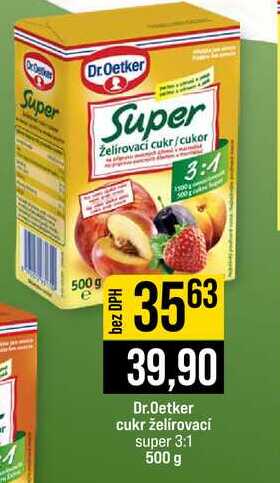 Dr.Oetker cukr želírovací super 3:1 500 g 