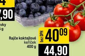 Rajče koktejlové keříček 400 g