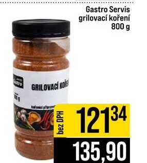 Gastro Servis grilovací koření 800 g 