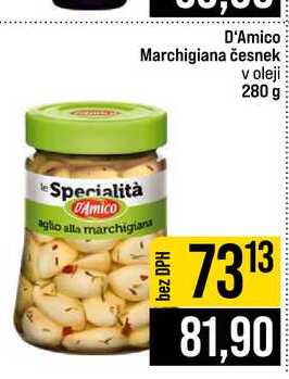 D'Amico Marchigiana česnek v oleji 280 g