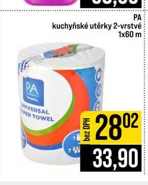 PA kuchyňské utěrky 2-vrstvé 1x60 m