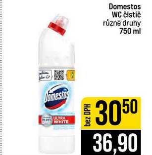 Domestos WC čistič různé druhy 750 ml 