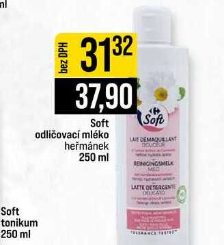 Soft odličovací mléko heřmánek 250 ml