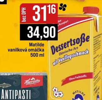 Matilde vanilková omáčka 500 ml