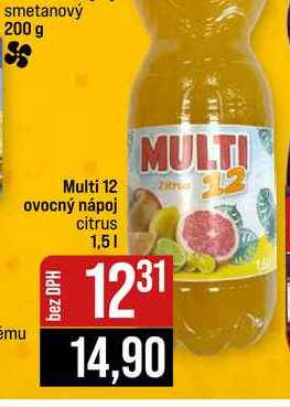 Multi 12 ovocný nápoj citrus 1,5l