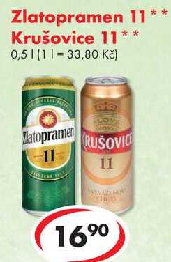 Krušovice 11, 0,5 l