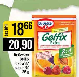 Dr.Oetker Gelfix extra 2:1 super 3:1 25 g