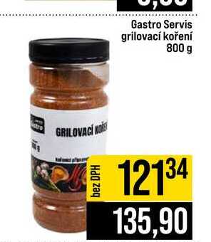 Gastro Servis grilovací koření 800 g