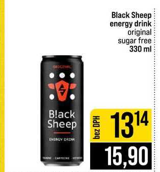 Black Sheep energy drink original sugar free 330 ml