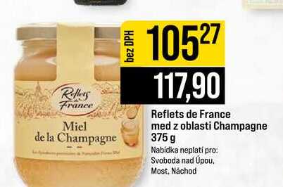 Reflets de France med z oblasti Champagne 375 g